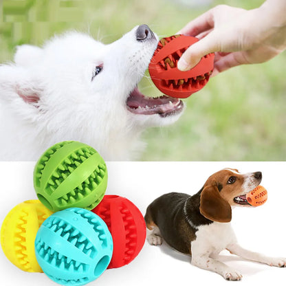 Pet Dog Toy Interactive Rubber Balls for Small Large Dogs
