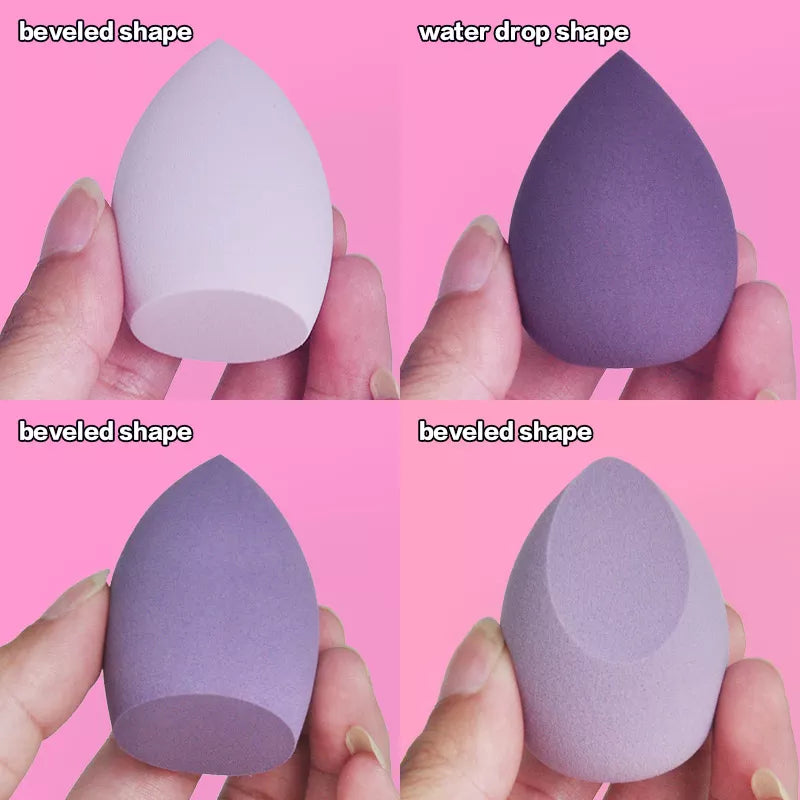 4pcs Makeup Sponge Powder Puff Dry and Wet Combined Beauty Cosmetic